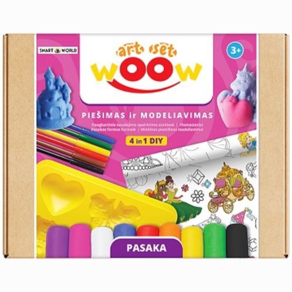 Kūrybinis rinkinys WOW 4 in 1  Pasaka /41003/KD