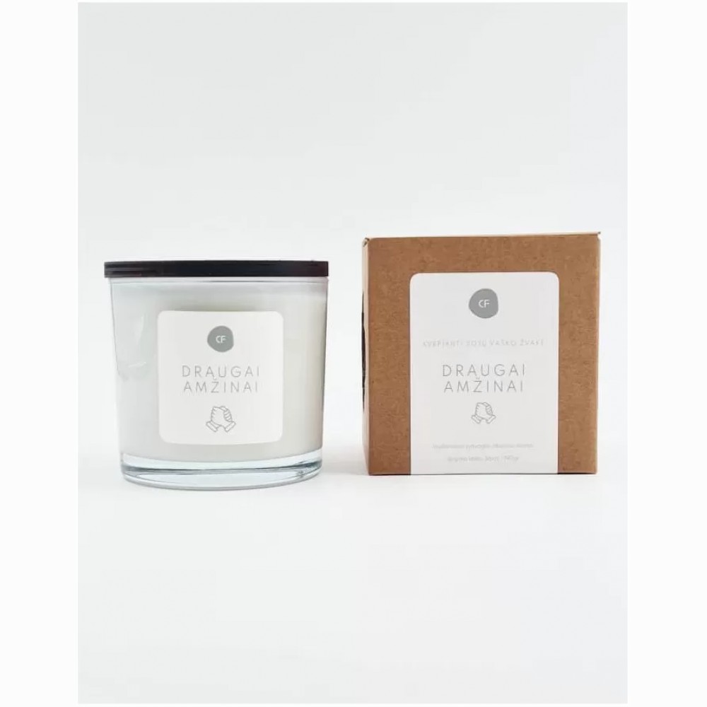 Sojų vaško žvakė Candle Family „Draugai amžinai“