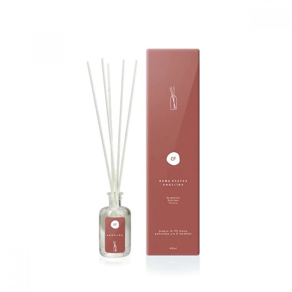 Namų kvapas „Angelina“ su lazdelėmis, 40 ml