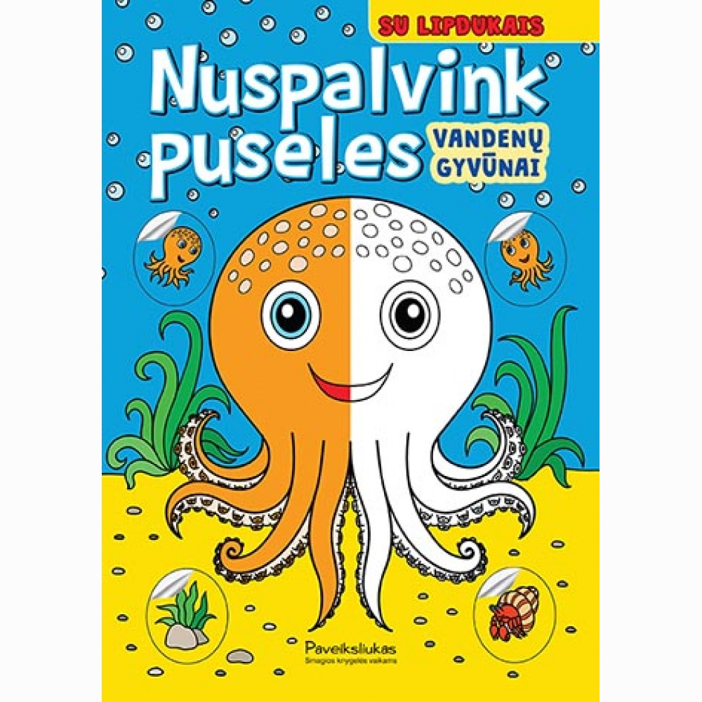 Nuspalvink puseles. Vandenų gyvūnai