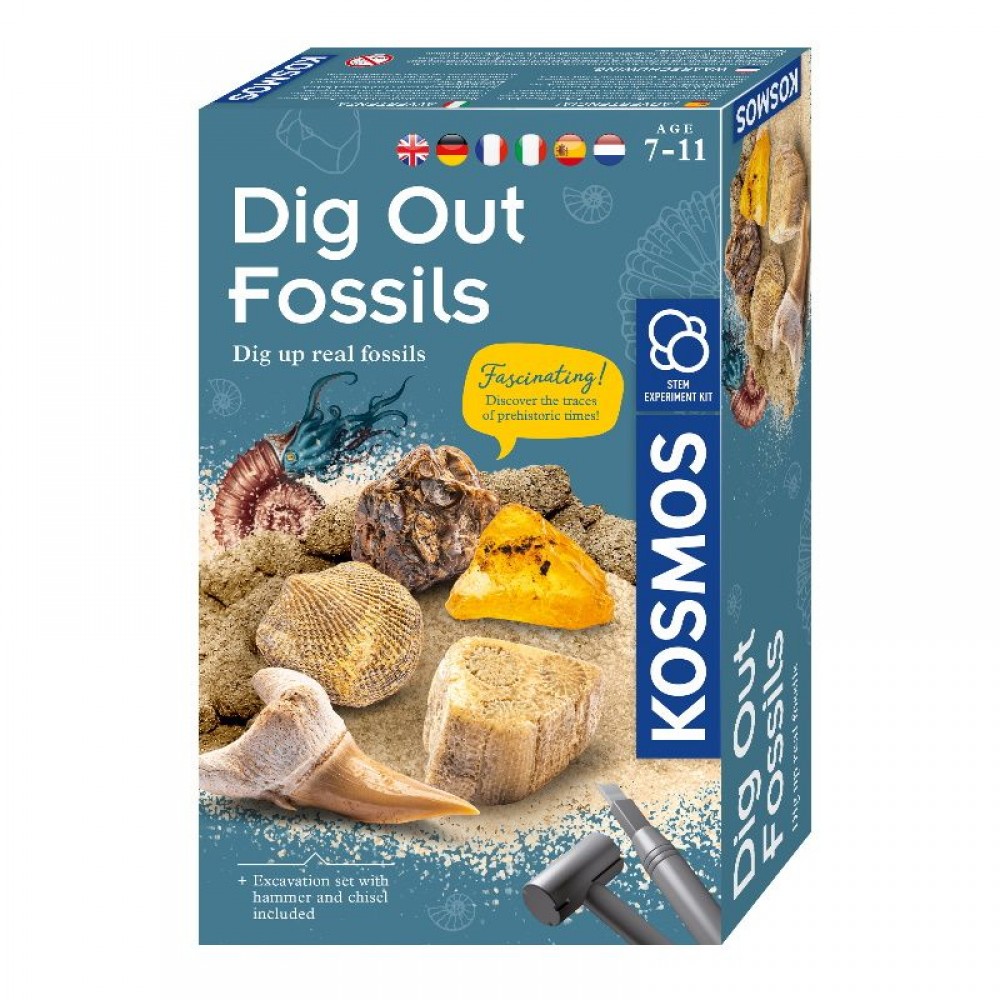 Mokomasis rinkinys DIG OUT FOSSILS 7-11