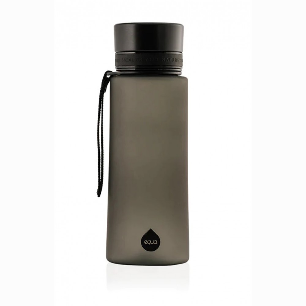Plastikinė gertuvė be BPA, Matte Black 600 ml