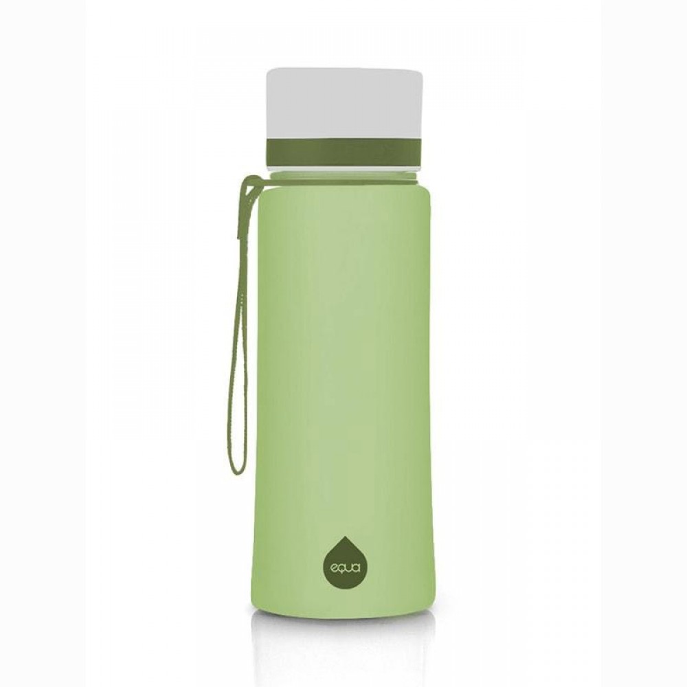 Plastikinė gertuvė Plain Olive 600 ml