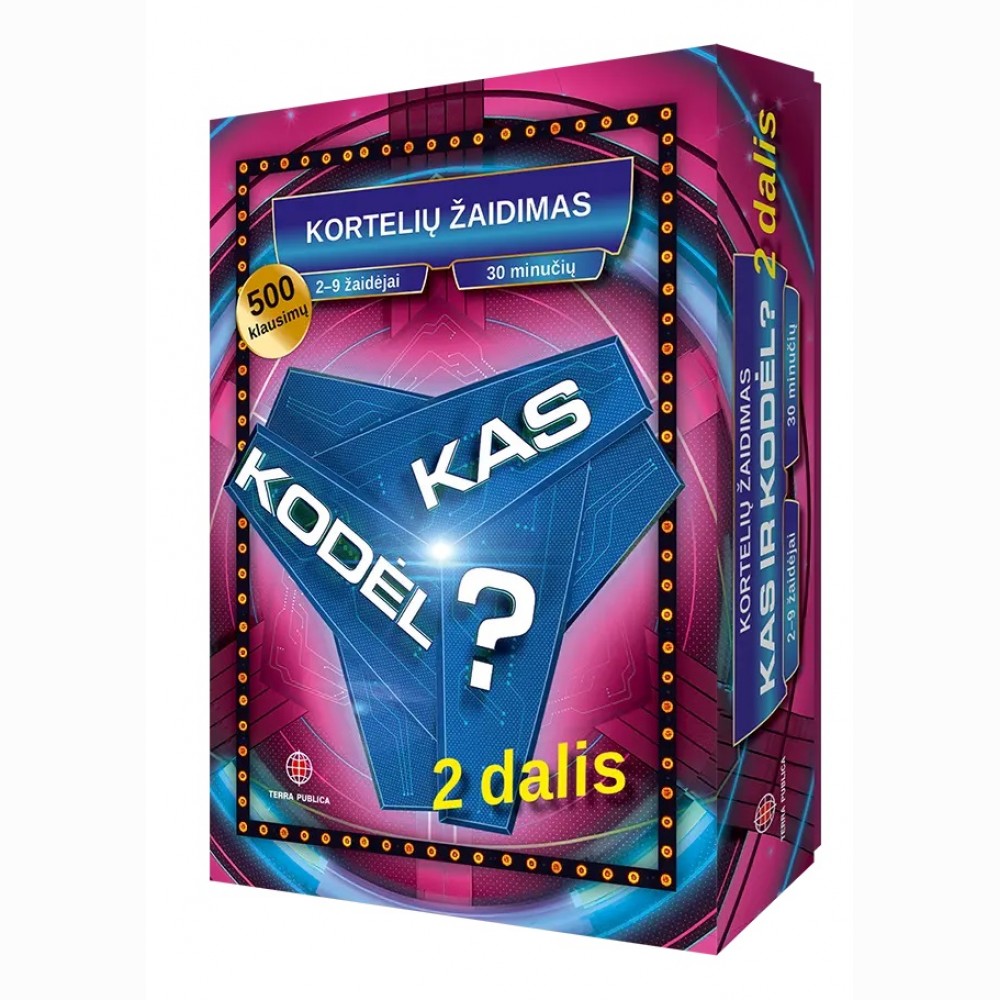 Stalo žaidimas „Kas ir kodėl? 2“