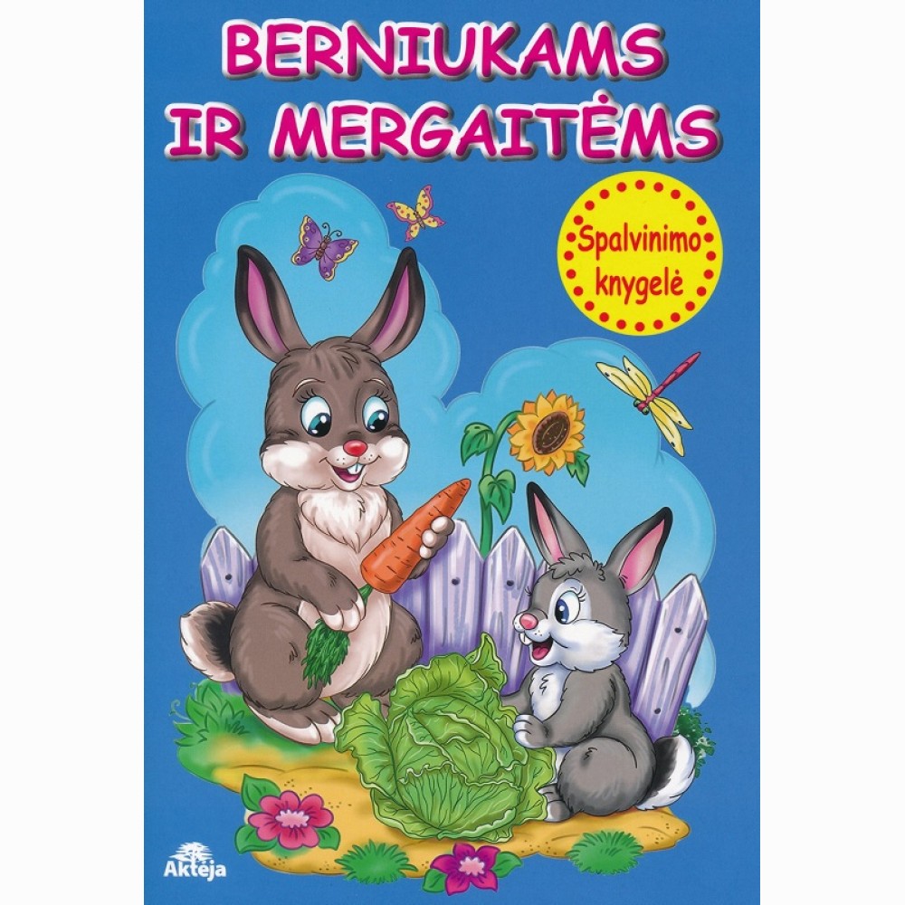 Berniukams ir mergaitėms spalvinimo knygelė