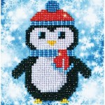 Deimantinė mozaika CHRISTMAS PENGUIN PIC