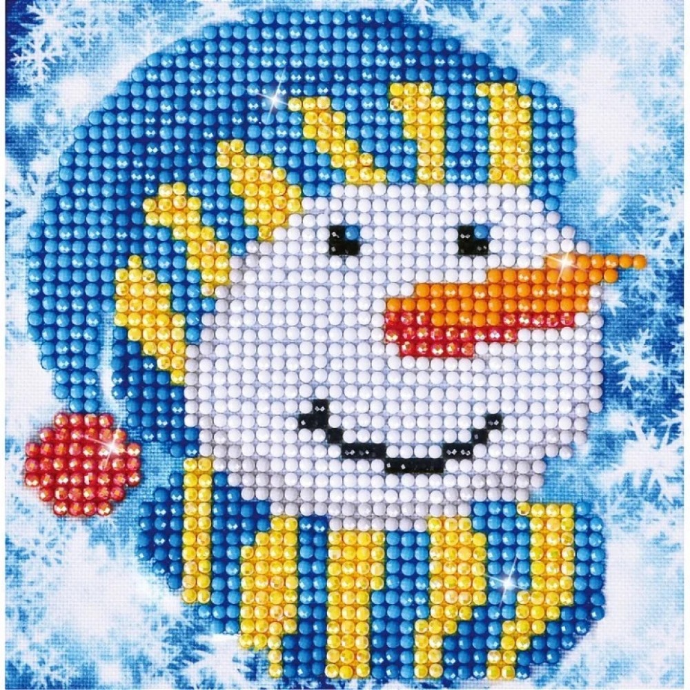 Deimantinė mozaika SNOWMAN CAP PICTURE 1