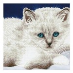 Deimantinė mozaika WHITE CAT 32x40