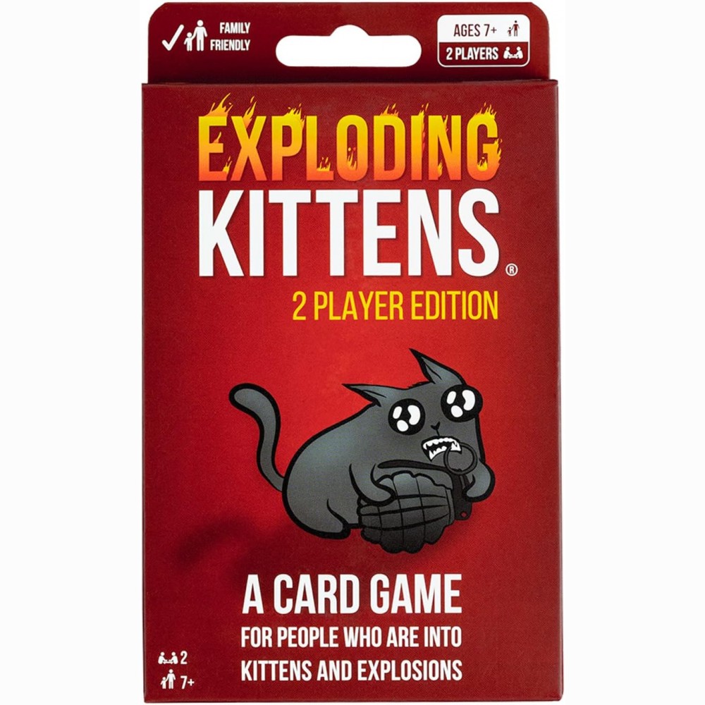 EXPLODING KITTENS: 2 ŽAIDĖJAMS