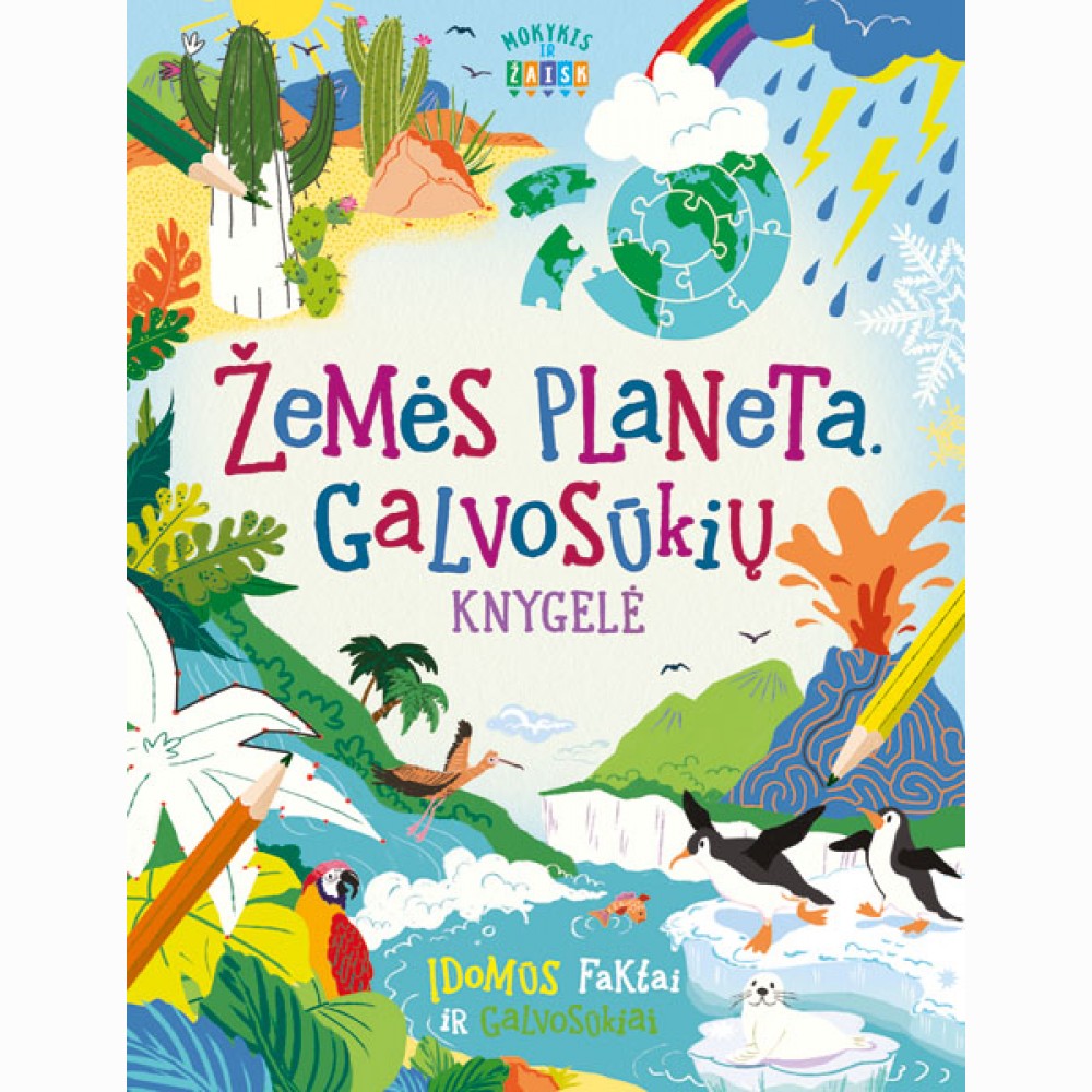 Žemės planeta. Galvosūkių knygelė
