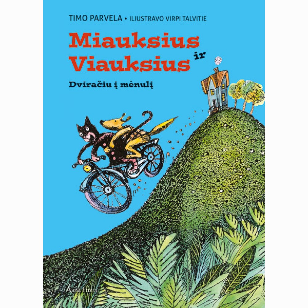 Miauksius ir Viauksius. Dviračiu į mėnulį