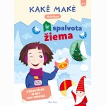 Kakė Makė ir spalvota žiema. Mažyliams. Užduotėles ir net 300 lipdukų