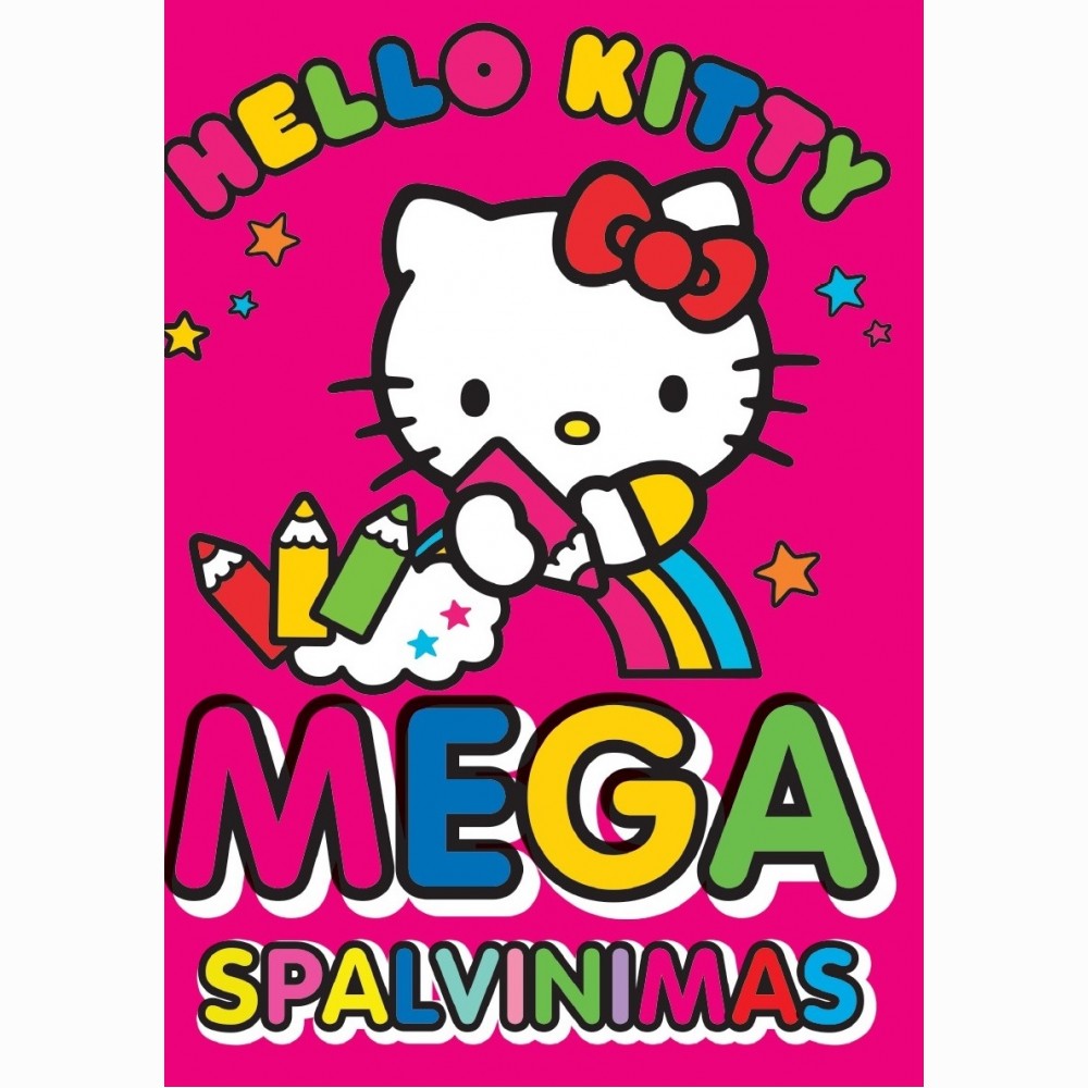 Hello Kitty. Mega spalvinimas
