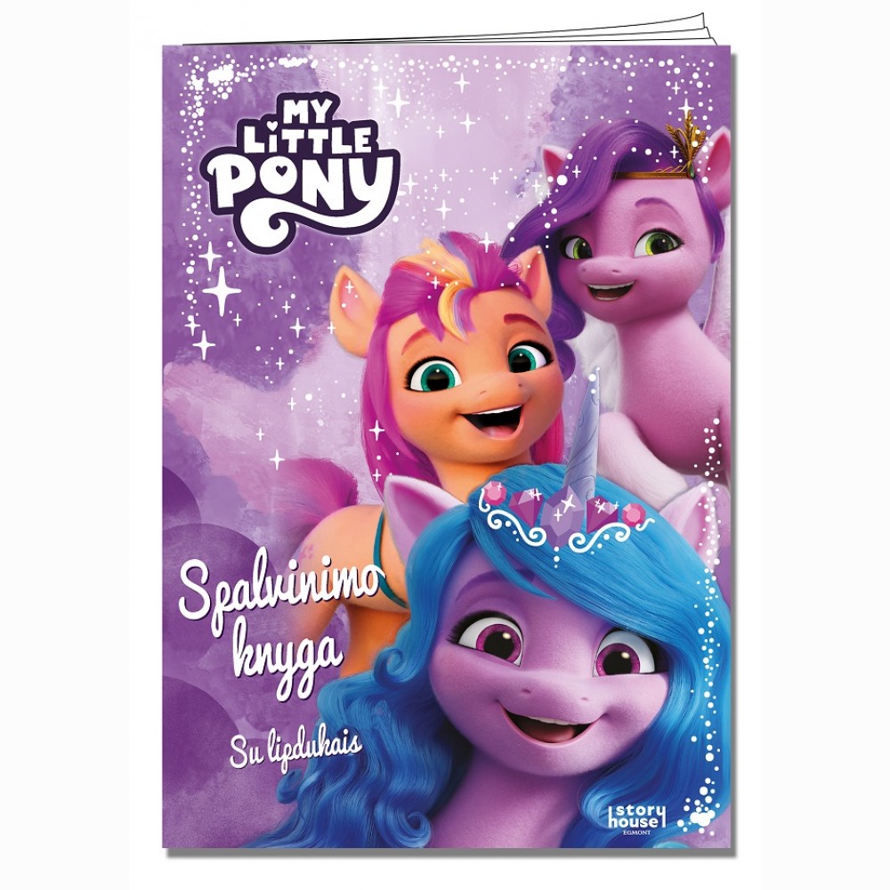 My Little Pony. Spalvinimo knyga su lipdukais