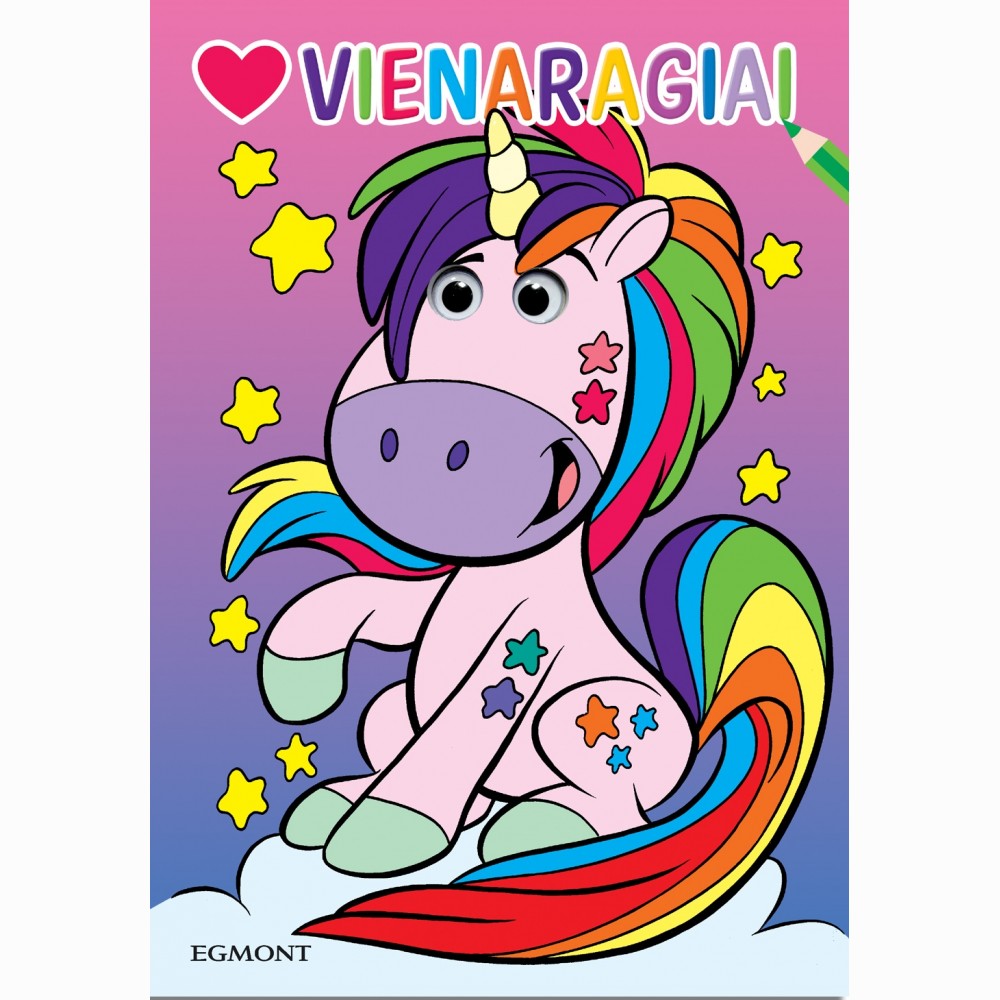 Vienaragiai. Spalvinimo knyga