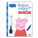 Rašau ir valau. Peppa skaičiai