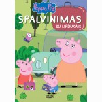 Peppa Pig Spalvinimas su lipdukais