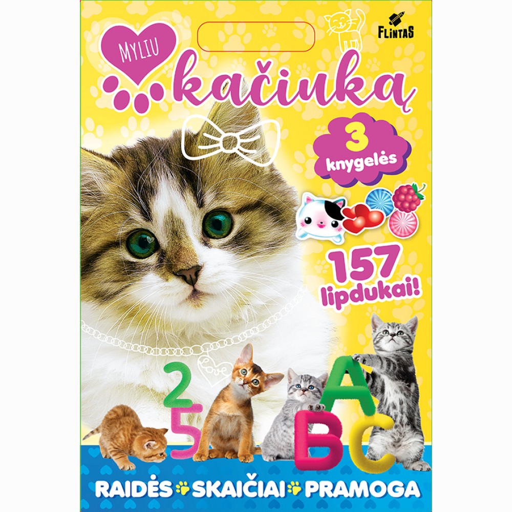 Knygelių rinkinys. Myliu kačiuką