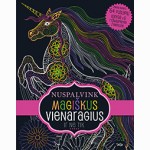 Nuspalvink magiškus vienaragius  ir ne tik(6 ryškespalviai žymekliai)