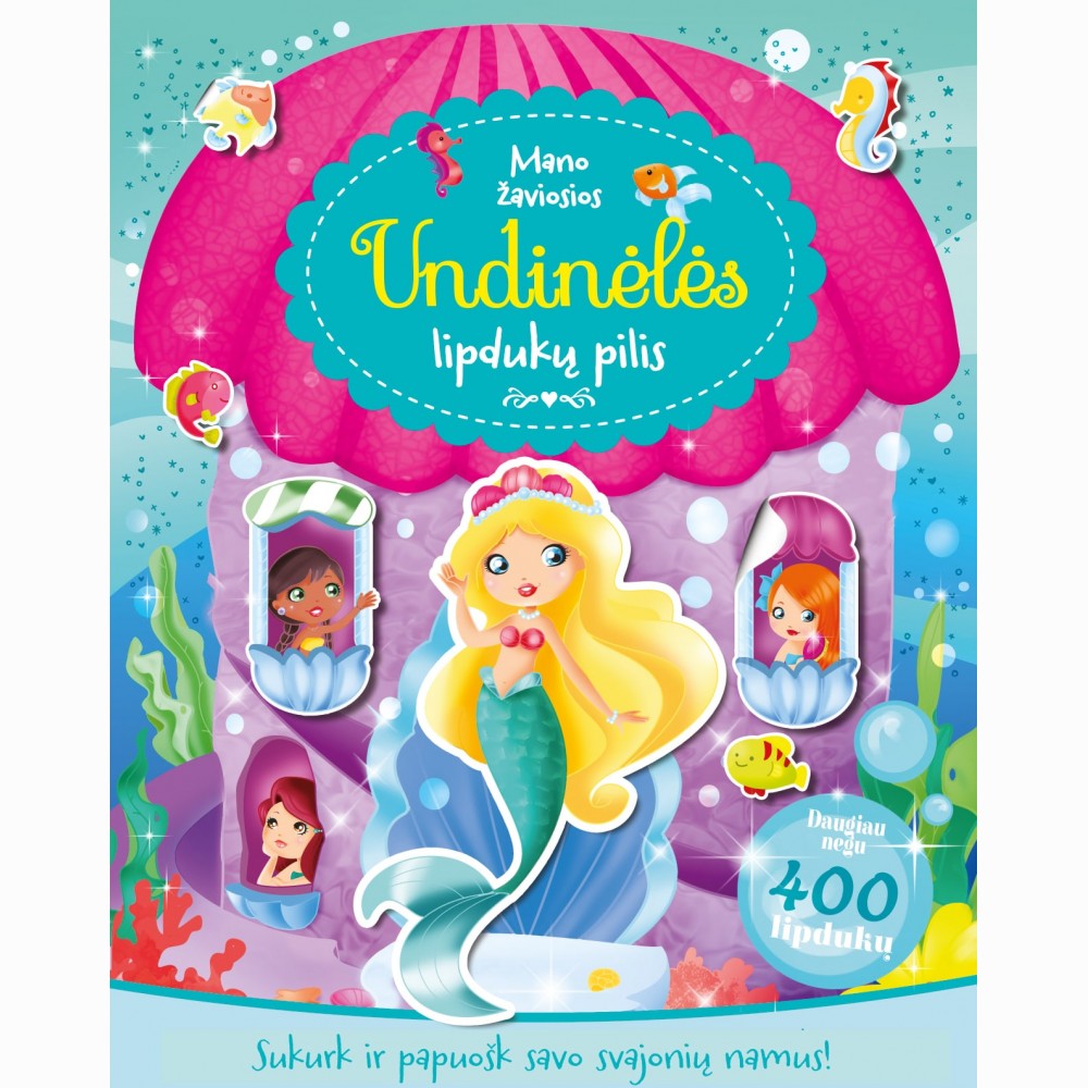 Mano žaviosios undinėlės lipdukų pilis