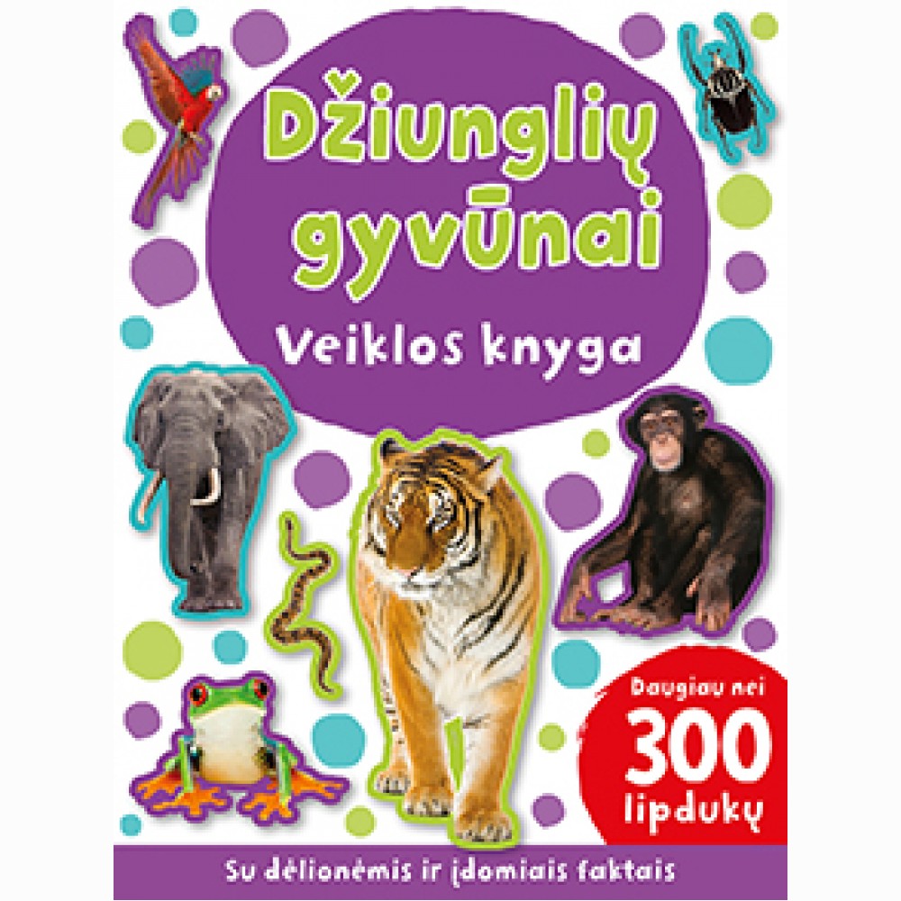 Džiunglių gyvūnai. Veiklos knyga