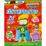 Išnykstantis. Superherojus (su lipdukais)