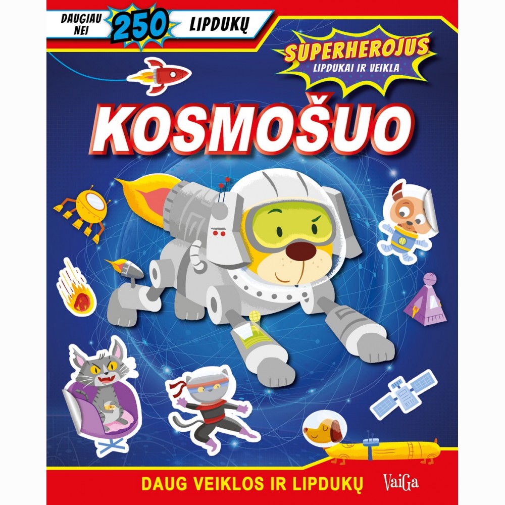 Kosmošuo. Superherojus (su lipdukais)