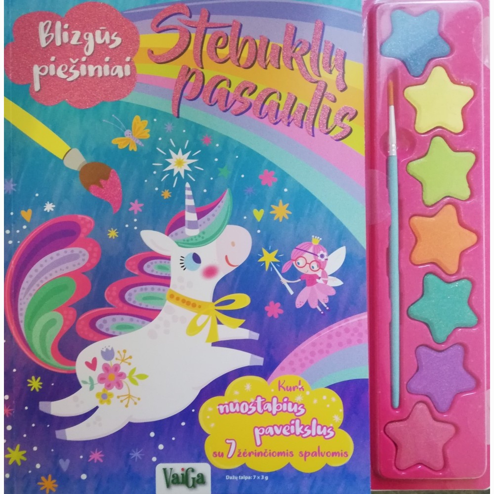 Blizgūs piešiniai. Stebuklų pasaulis