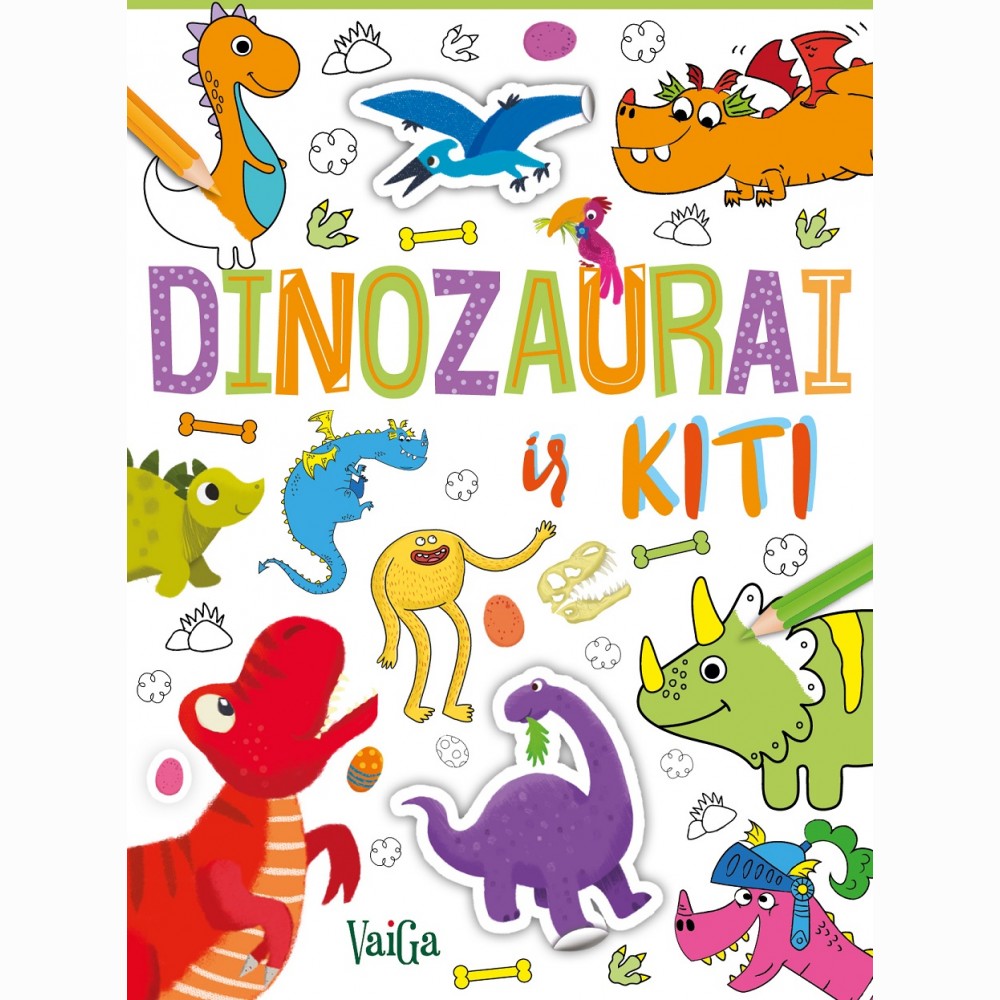 Dinozaurai ir kiti (su lipdukais)