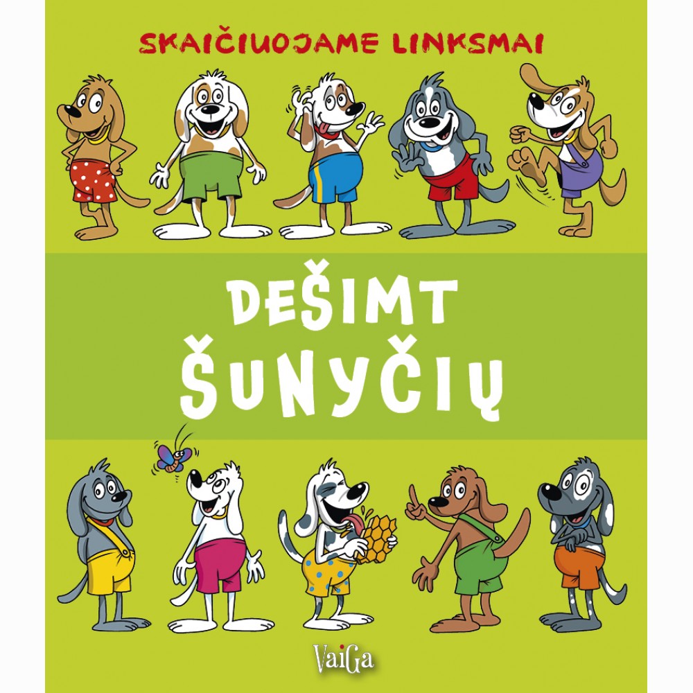 Dešimt šunyčių: skaičiuojame linksmai