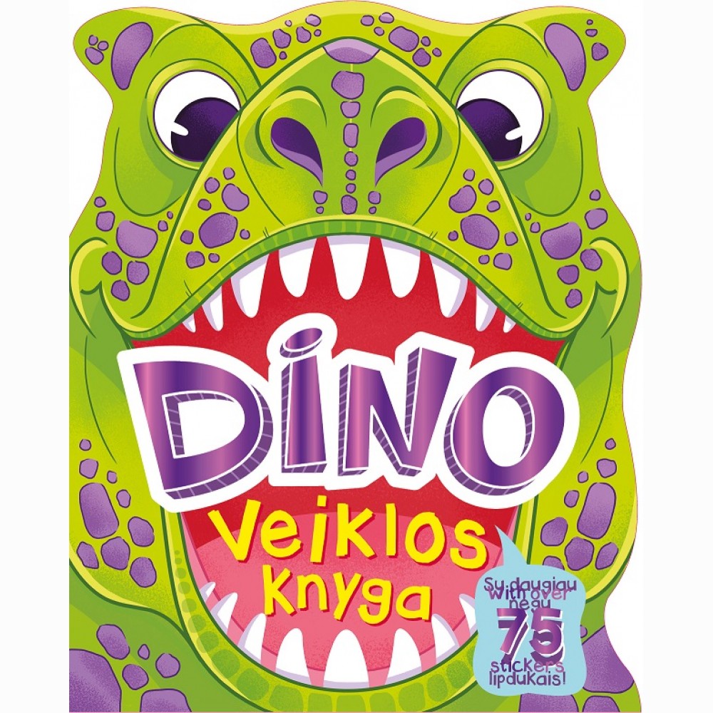 Dino veiklos knyga su lipdukais