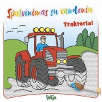 Spalvinimas su vandeniu. Traktoriai