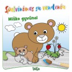 Spalvinimas su vandeniu. Miško gyvūnai