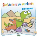 Spalvinimas su vandeniu. Dinozaurai