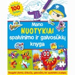 Mano nuotykiai. Spalvinimo ir galvosūkių knyga