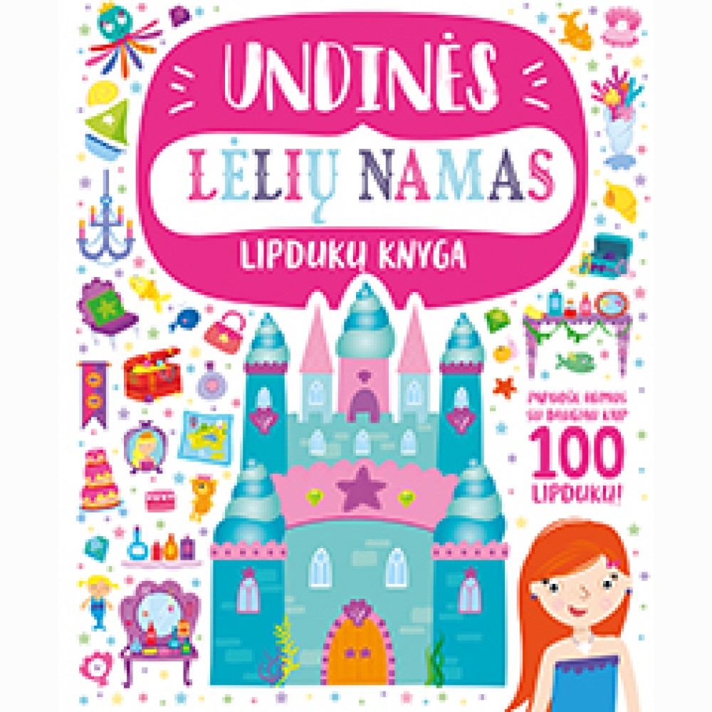 Undinės. Lėlių namas.  Lipdukų knyga