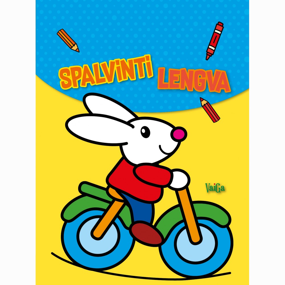 Spalvinti lengva. Kiškis