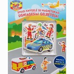 Ugnegesiai gelbėtojai. Smagi knygelė su magnetukais