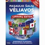 Pasaulio šalių vėliavos. Lipdukų knyga