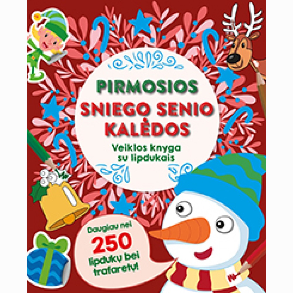 Pirmosios Sniego Senio Kalėdos. Veiklos knyga su lipdukais