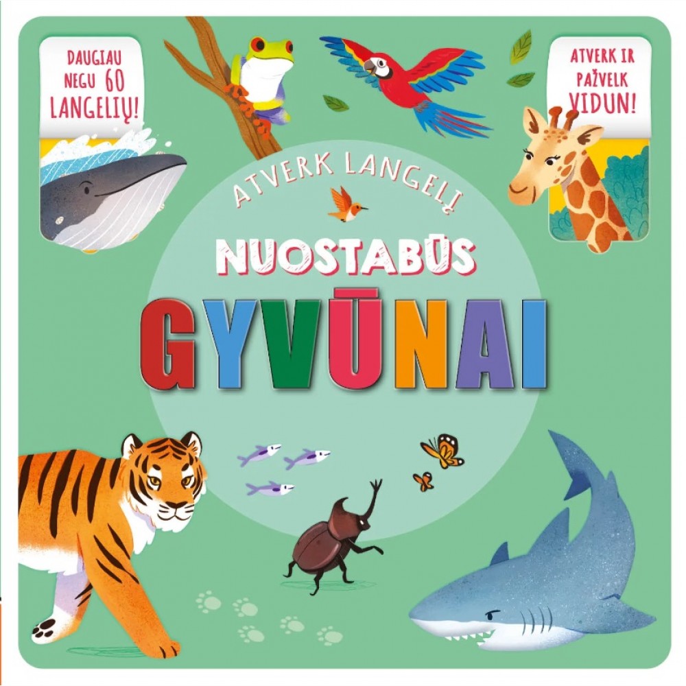 Nuostabūs gyvūnai. Atverk langelį
