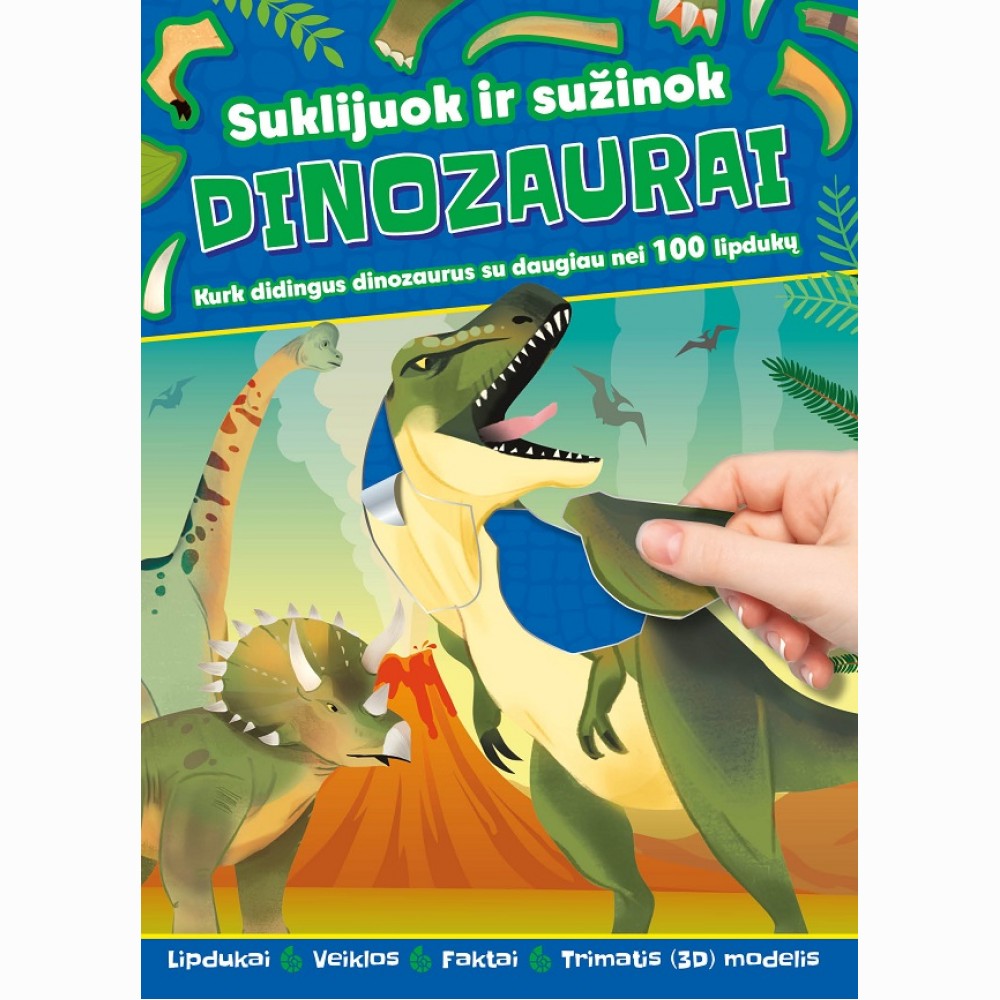 Suklijuok ir sužinok. Dinozaurai