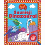 Šaunieji dinozaurai. Spalvink pagal skaičius