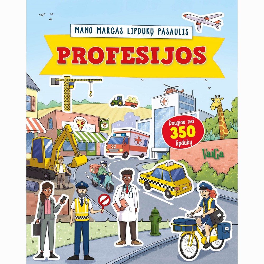 Mano margas lipdukų pasaulis. Profesijos