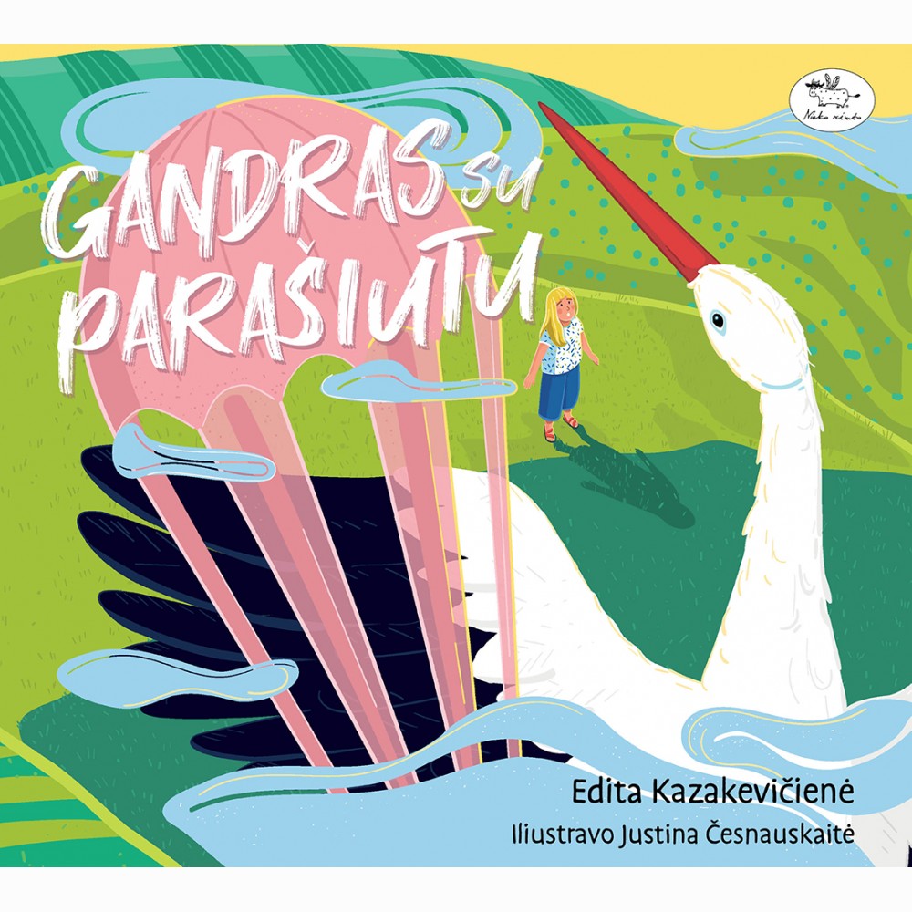 Gandras su parašiutu