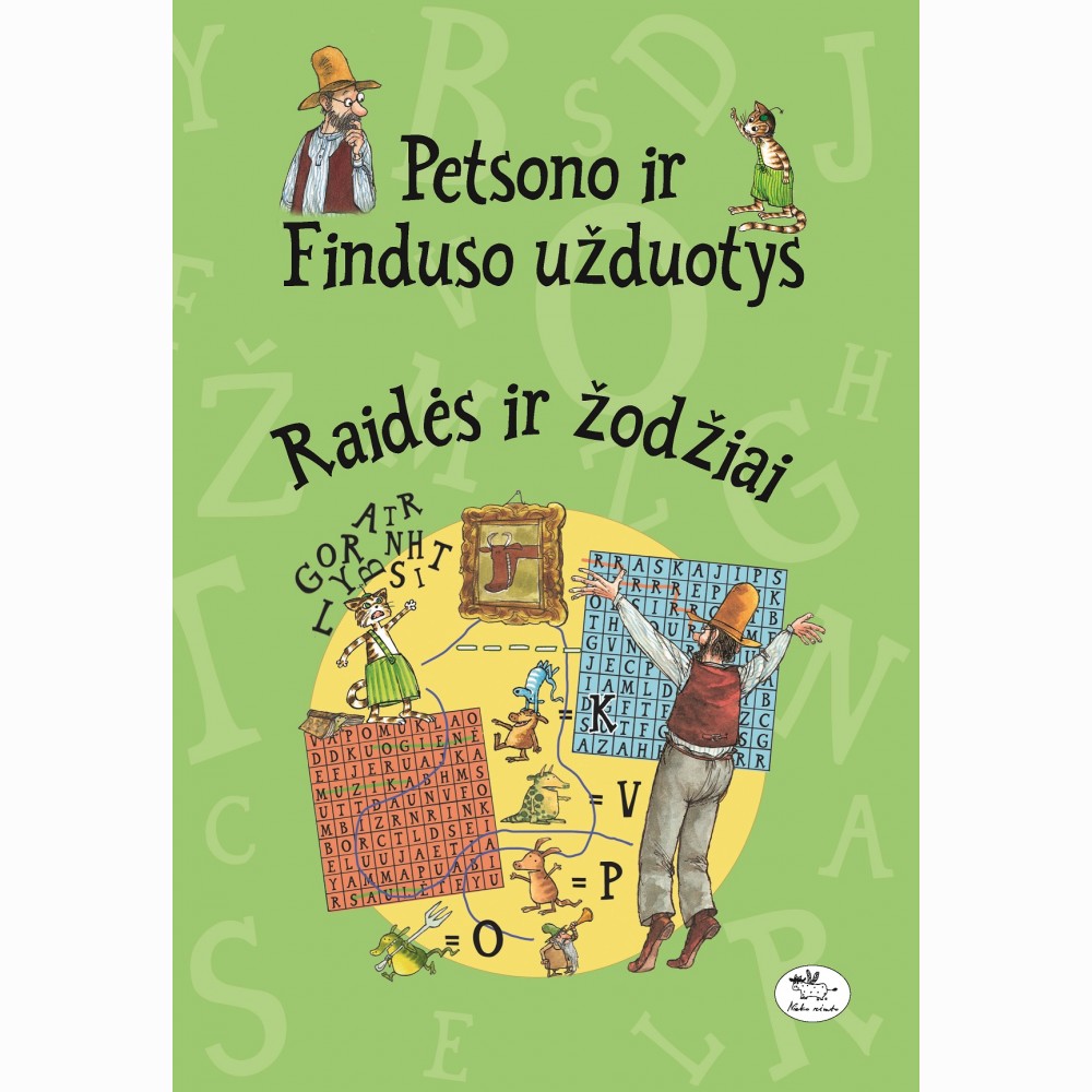 Petsono ir Finduso užduotys. Raidės ir žodžiai