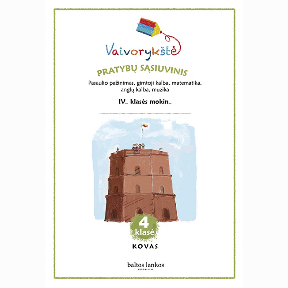 Vaivorykštė 4 kl. Pratybos. Kovas