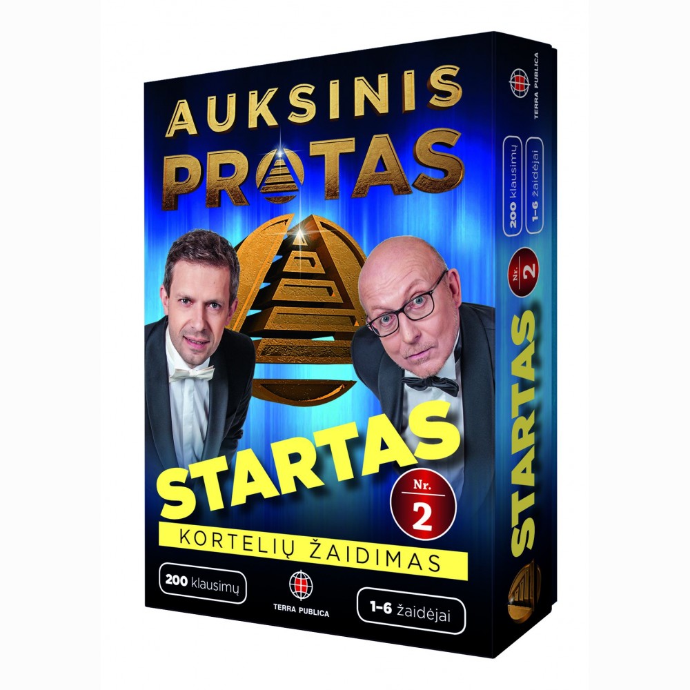 Kortelių žaidimas  Auksinis protas. Startas Nr.2