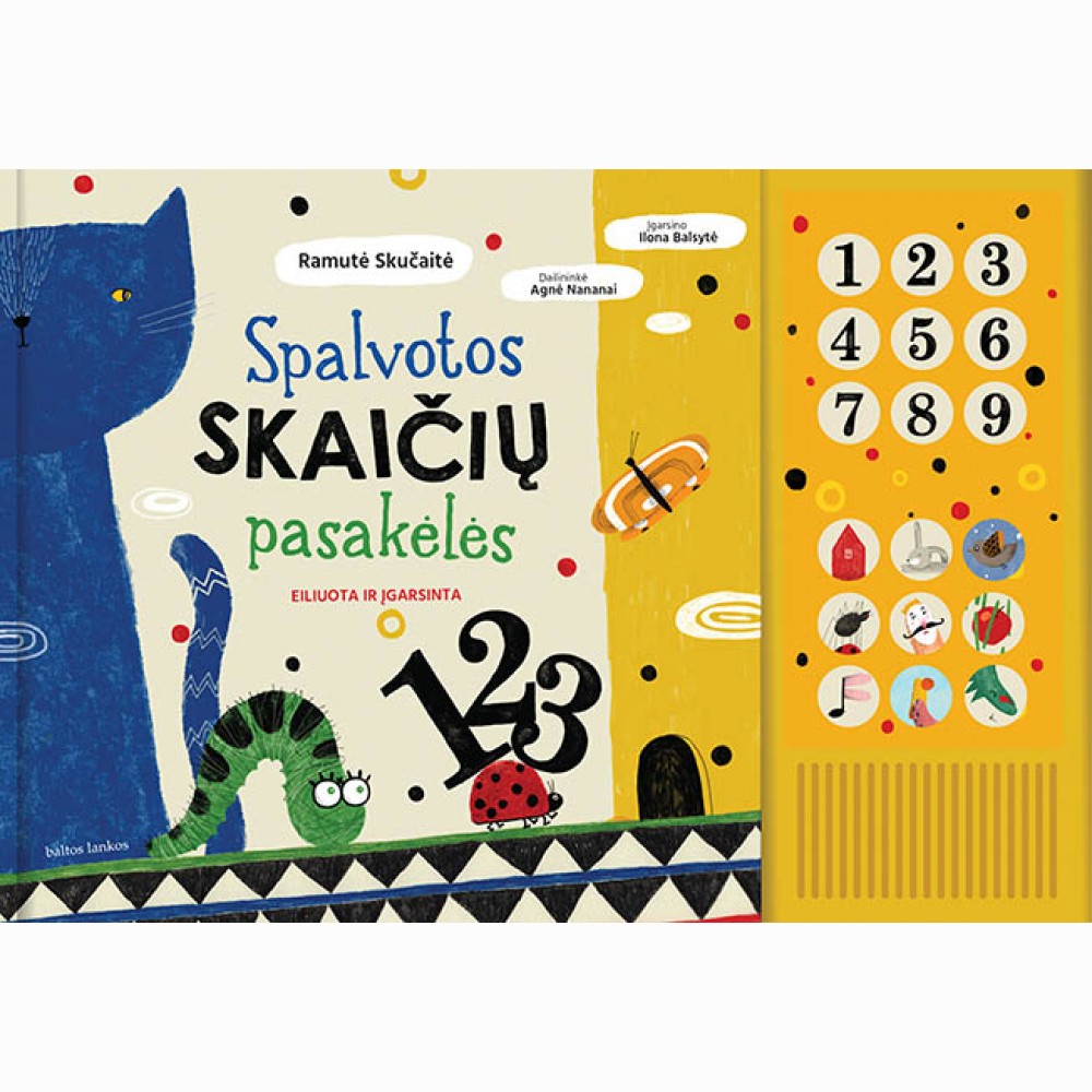 Spalvotos skaičių pasakėlės (Eiliuota ir įgarsinta)