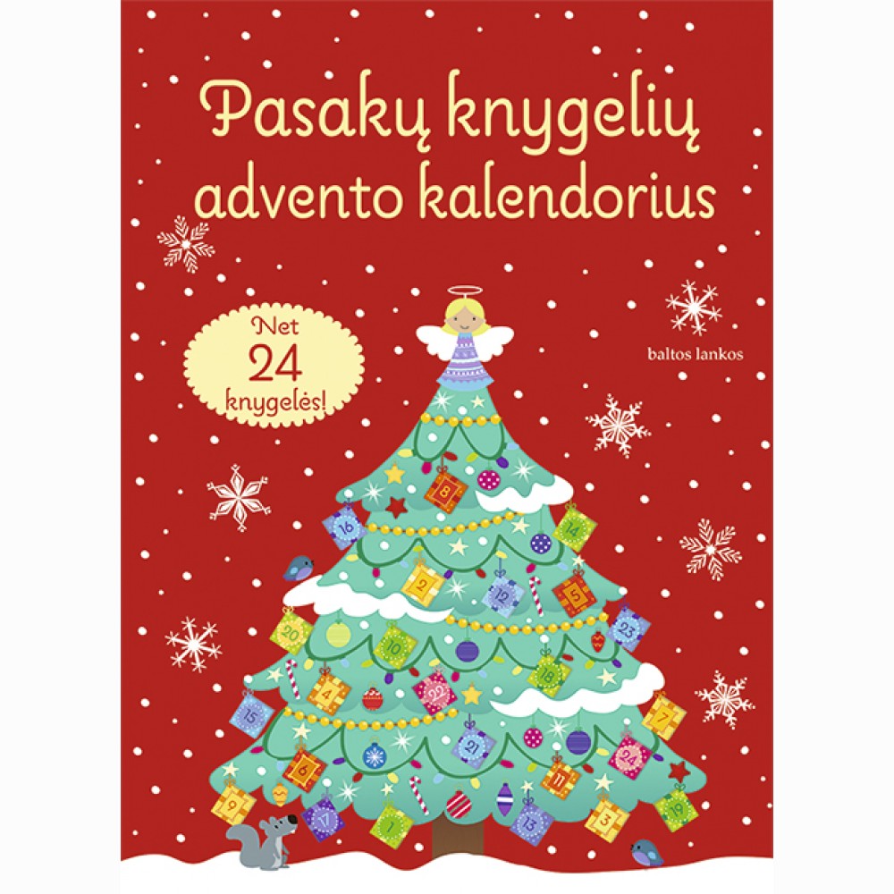 Pasakų knygelių advento kalendorius